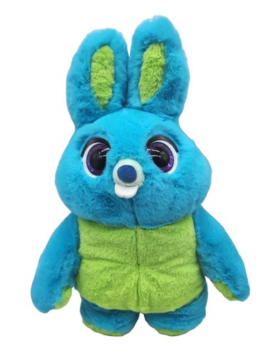 Disney Store Exclusive Toy Story 4 16" Talking Blue Green Bunny Plush Toy