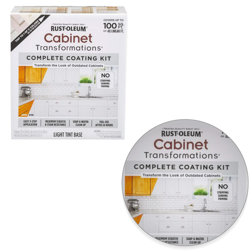 Rust Oleum Cabinet Transformations Complete Coating Kit Light Tint Base Satin - Picture 4 of 12