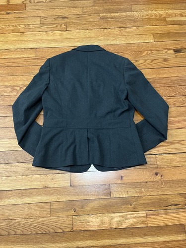 Brooks Brothers Womens Milano Fit Blazer Jacket Sz 10 Gray 2 Button Sport Coat - Picture 5 of 5