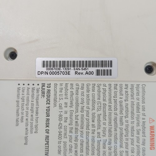 Microsoft Natural Keyboard Elite Ergonomic PS2 Wired E06402PS2 0005703E Yellowed - Picture 11 of 11