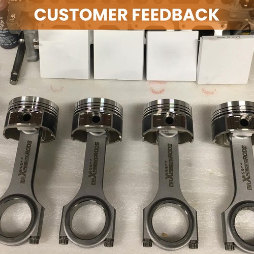 H-Beam Connecting Rods Bolts For Mitsubishi Lancer Evolution X 4B11T 5.659" - Foto 2 di 12