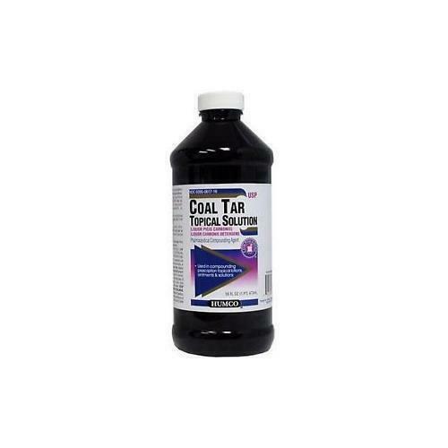 Coal tar topical