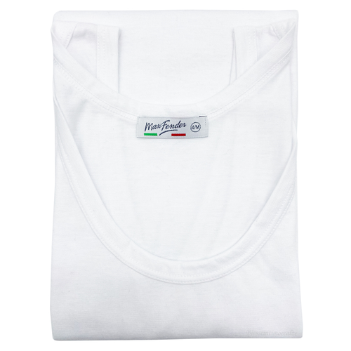 Canottiera Uomo Cotone Puro 100% Intima Spalla Larga Canotta Intimo Vogatore in - Foto 6 di 9