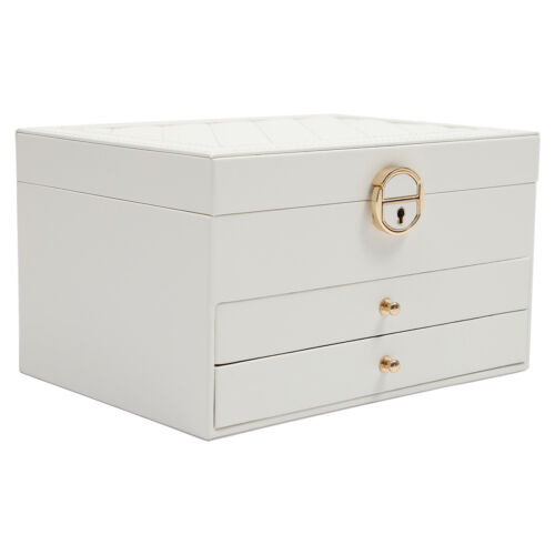3 Tier Watch Box Jewelry Organizer Case Holder Bracelet Display Case with Drawer - Bild 8 von 23