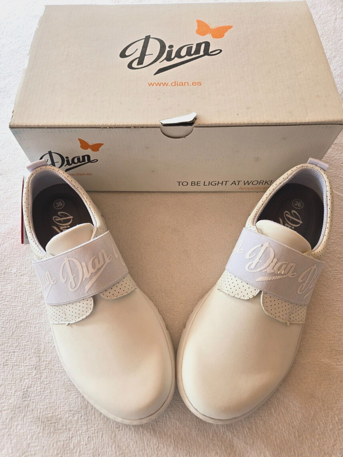 Chaussures blanches professionnelles Siena Dian 36 pour infirmière - 2