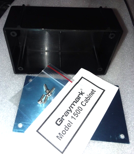 GRAYMARK CABINET Electronics circuit project plastic 1500 box  4-1/2x2-5/8x1-5/8 - Picture 1 of 2