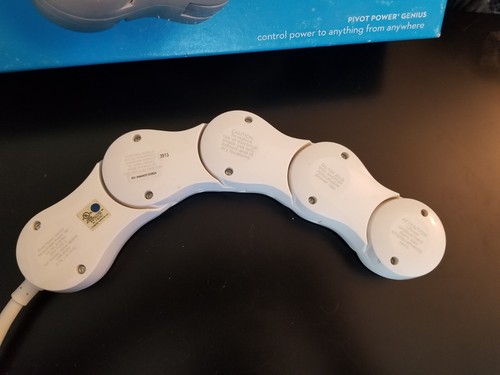 Quirky GE Pivot Power Genius Wink WiFi Smart Outlet Power Strip Surge Protector - Bild 2 von 5