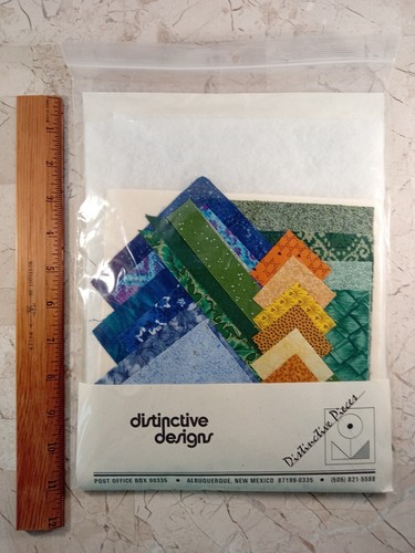 Kit de acolchado IRIS 12"x12" diseños distintivos piezas apliques DuLaney de colección años 90 - Imagen 7 de 7