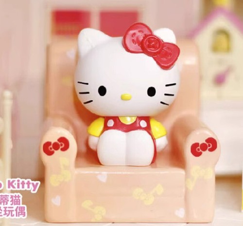 Sanrio Sitting Doll Series Kuromi Melody Blind Box Confirmed Figure Toys Gift - Picture 14 of 21