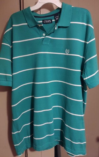 Chaps Polo grün gestreift 2XL - Bild 1 von 3