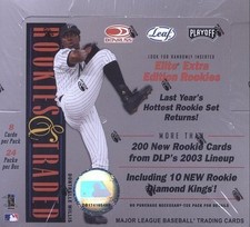 2003 Playoff DLP Rookies & Traded Baseball Hobby Box