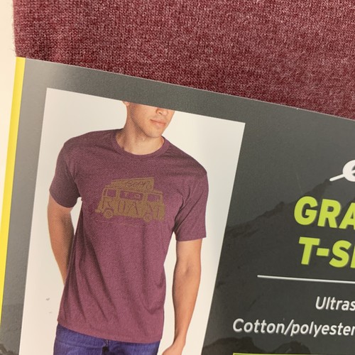 Eddie Bauer Graphic + Crew T-Shirt 2-Pack 'Born to Roam' and Solid NEW SMALL. S - Picture 8 of 12