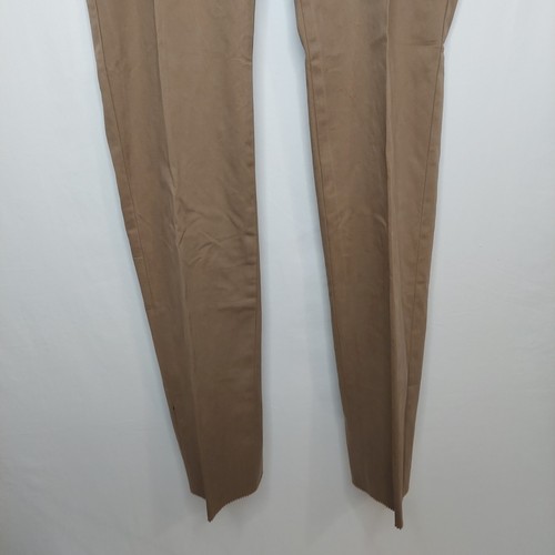 Bills Khakis Pants Men 42 M3 Unhemmed Trim Fit Tan Stretch Twill Chino Trouser - Picture 8 of 21