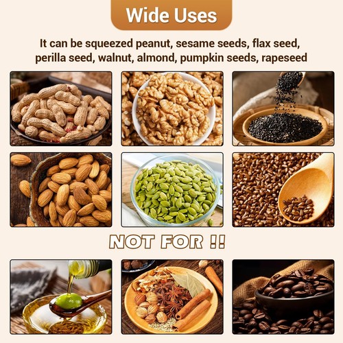 Garvee 900W Oil Press Machine, Automatic Cold& Hot Electric Oil Press Extractor - Picture 5 of 7