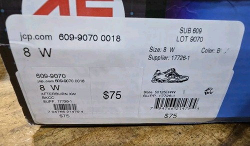 Skechers Sport Afterburn Size 8W New In Box - Picture 11 of 12