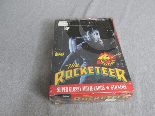 Topps 1991 The Rocketeer Glossy Movie Cards and Stickers 36 Sealed Packs New