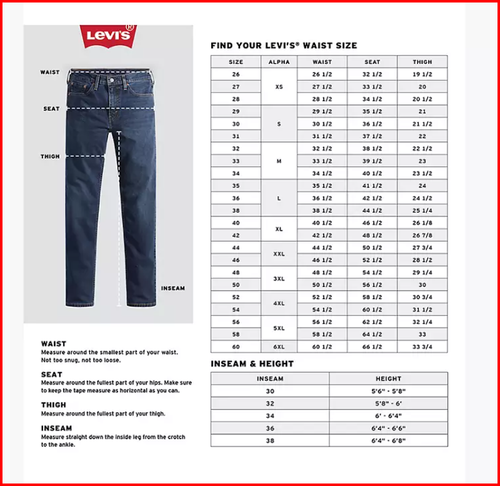 Levi's® Premium 512™ Slim Taper Fit Blu Richmond, Elasticizzato - Foto 8 di 8