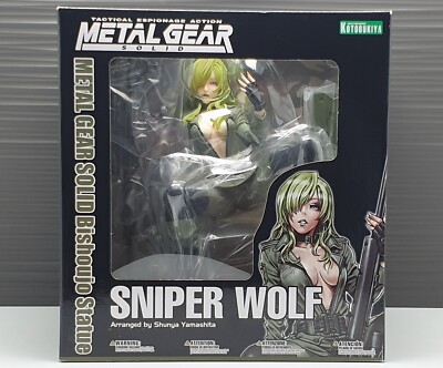 Kotobukiya Bishoujo: SNIPER WOLF ''Metal Gear'' OVP + SEALED + UNDISPLAYED