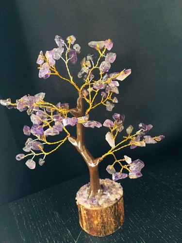 HANDGEFERTIGTE SIEBEN CHAKRAKRISTALLTYPEN EDELSTEINE BAUM EDELBAUM HEILUNG REIKI NEWAGE - Bild 22 von 37