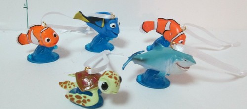 Disney Buscando a Nemo Adornos - Juego de 5 Marlin Bruce Dory Nemo Squirt BOGO Comprar - Imagen 2 de 2