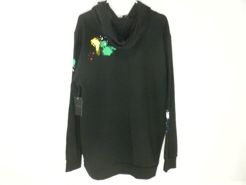 Disney Mickey Mouse Hoodie Sweatshirt Herren 2X Schwarz Pullover Bestickt Neu mit Etikett - Bild 5 von 14