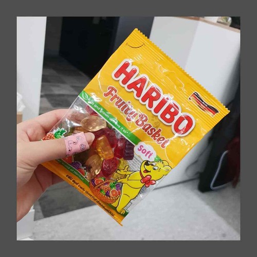 2 x Haribo Fruity Basket Fruit Flavour Jelly Candy 160g - Picture 4 of 5