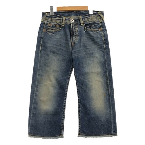 Evisu No 2 BLK Black Diacock Logo Straight Leg Selvedge Jeans mens