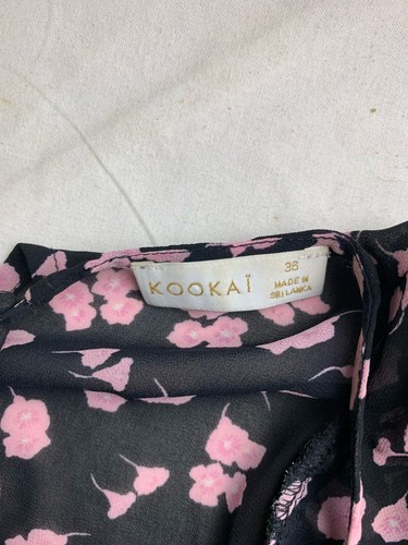 KOOKAI Long Sleeve Blouse Sz 8 10  36 - BUY Any 5 Items = Free Post - Foto 7 di 7