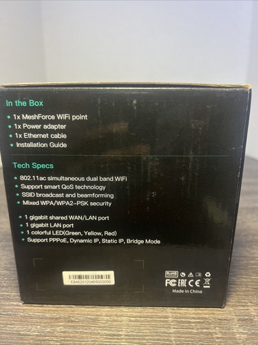 1 Meshforce WiFi System M3/M3s Gigabit WiFi Router Replacement - New! - Picture 4 of 4