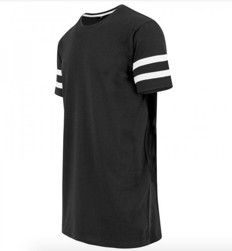 Men's T Shirt 100% Cotton Casual Wear Stripes Short Sleeve Top Tee S M L - Picture 6 of 7
