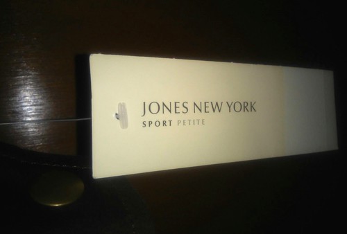 Jones New York Sport Womens Sz L Petite Stretch Jacket Spice Chocolate Brown NEW - Foto 9 di 9