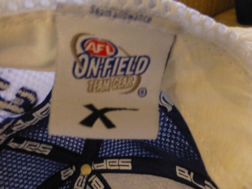 Cappello Berretto Regolabile Mazda Kangaroos Blu Bianco Maglia NMFC Progettato in Australia - Foto 8 di 9
