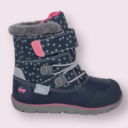 See Kai Run Gilman marineblau & pink wasserdicht isoliert Stiefel Kleinkind Größe 6 Einzelhandel 80 $ - Bild 3 von 9