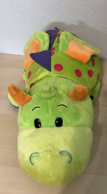 FlipaZoo Persephone Unicorn white to Imogen Dragon Green Plush Stuffed 18''