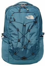 north face blue backpack