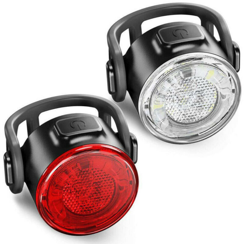 LED Bicycle Light Set, USB Battery Bicycle Front Light and Rear Light - New - Picture 16 of 17