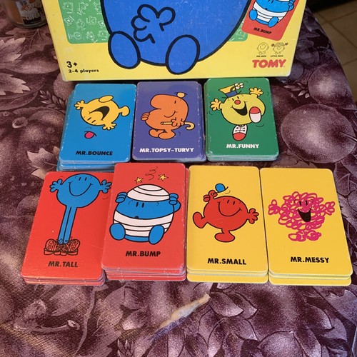Mr Men Little Miss Mr Forgetful's Memory Game Card Game Very Rare Complete Nice - Picture 2 of 8
