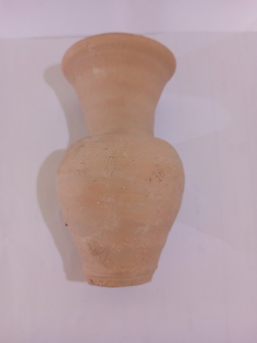 Vase Keramik Handarbeit Wohndeko Tontopf klein Kunsthandwerk nahöstlicher Stil - Bild 5 von 7