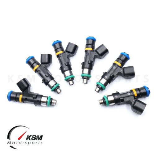 Set 6 x 850cc fuel injectors for NISSAN SKYLINE R33 GTS-T RB25DET FIT BOSCH EV14 - Picture 12 of 12