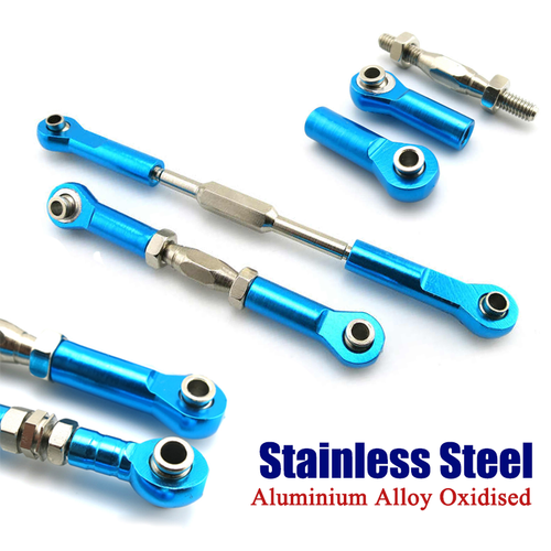 Aluminum Alloy Steering Linkage Rod Turnbuckle Arms for RC Model Vehicle Parts - Picture 1 of 11