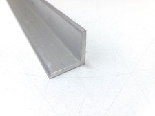 6061 Aluminum Angle, 1" x 1" x 36", 1/8" Thick Walls, Solid Stock, Bracket, T6