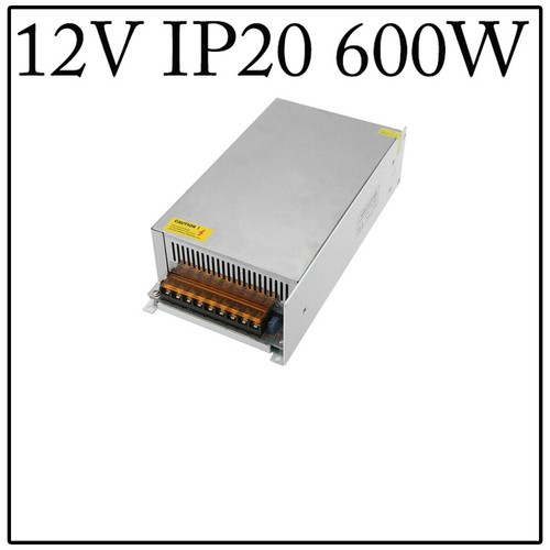 Fuente de alimentación conmutada 12 V 50 A - Convertidor AC 100-240 V a CC, transformato regulado - Imagen 2 de 17
