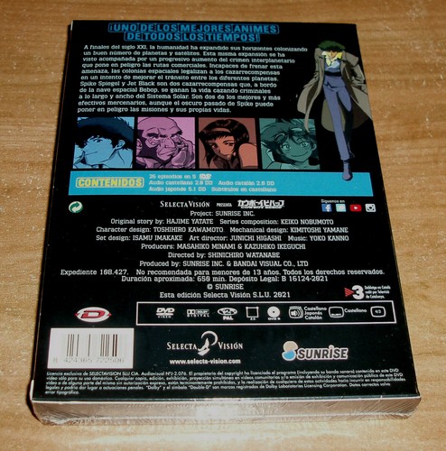 Cowboy Bebop Serie Completa 5 DVD 26 Epi. Nuevo Sellado Anime Animacion - Imagen 2 de 6