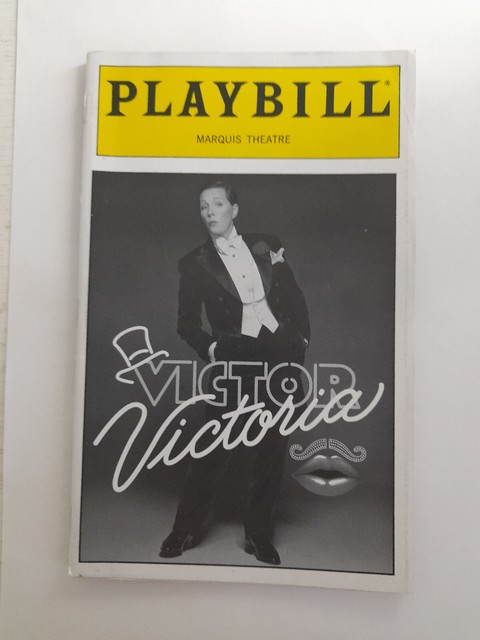 Playbill Victor Victoria Marquis Theatre Programme Show Book July 1996 Playbill Victor Victoria Marquis Theatre Programme Show Book July 1996