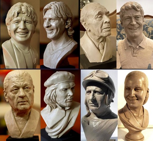 PROCERES ARGENTINOS BUSTS 3 HEROES to CHOOSE 9" ARGENTINA SCULPTURE MILITARY ART - Picture 13 of 24
