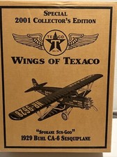 Ertl Wings Of Texaco Spokane Sun-God 1929 Buhl CA-6 Sesquiplane Special Bank NEW