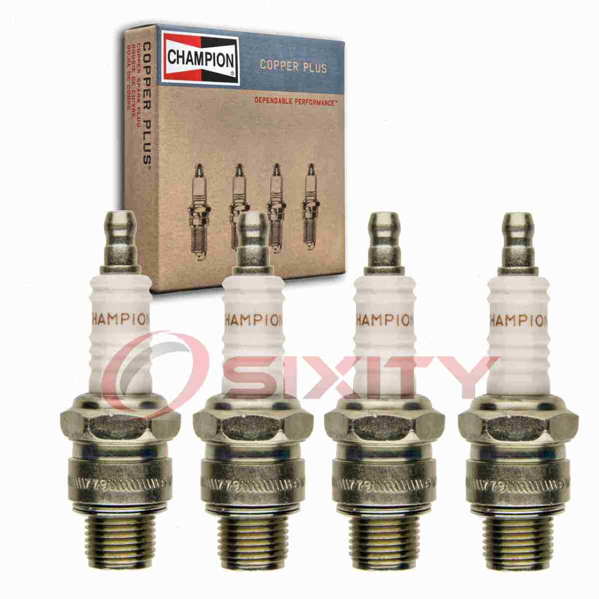 4 pc Champion Copper Plus 898 Spark Plugs for VR40FFM QL76V BUZHW 2147 vc