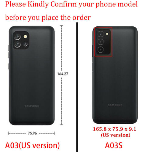 For Samsung Galaxy A03 A02S A03S Case Rugged Shockproof Heavy Duty Phone Cover - Picture 2 of 22