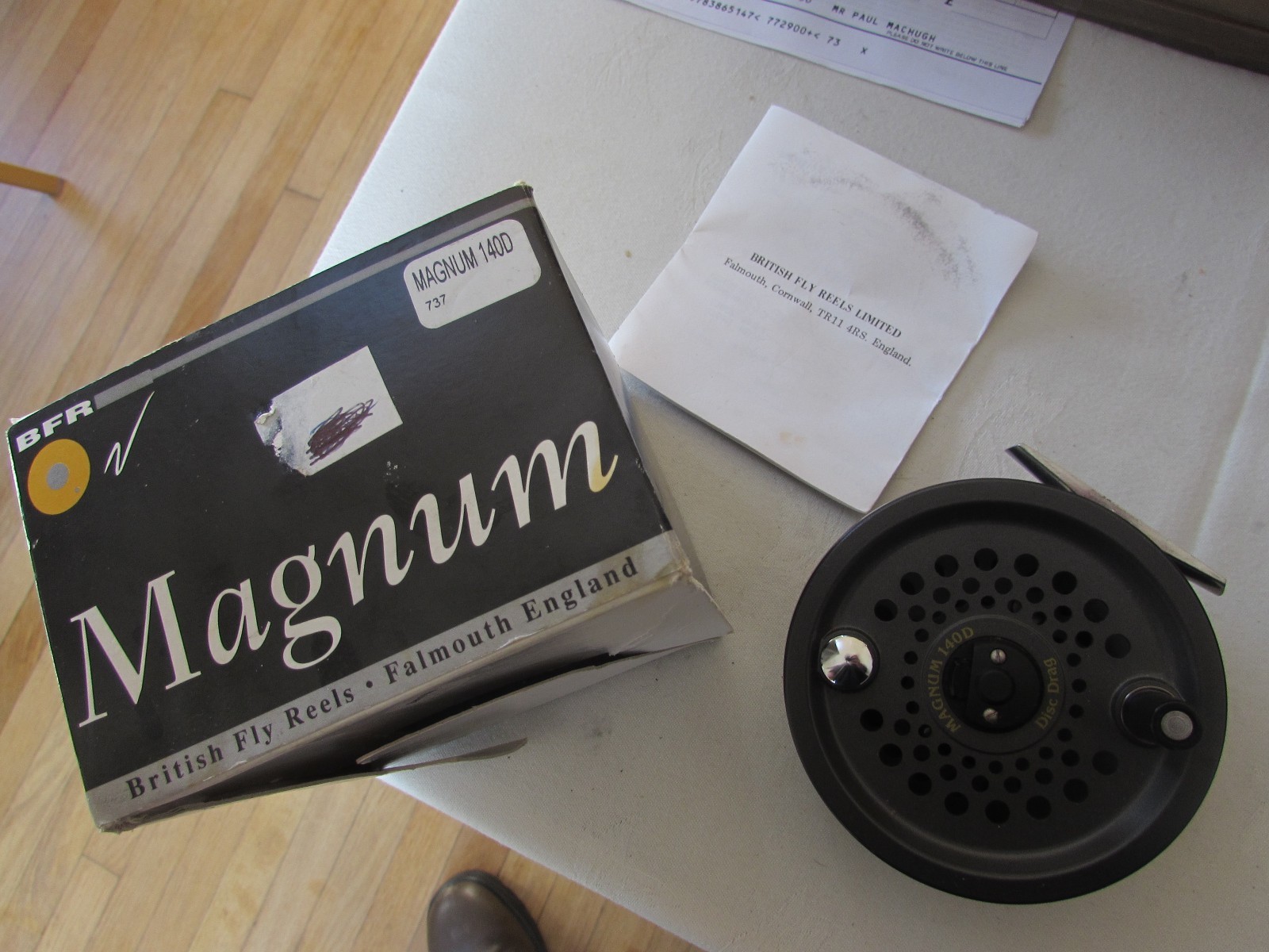 V good vintage leeda magnum 140D salmon fly fishing reel 4 size boxed V good vintage leeda magnum 140D salmon fly fishing reel 4 size boxed