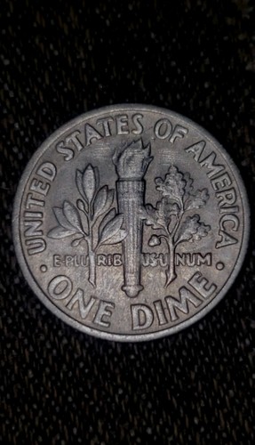 1982 p dime 40% silver clad coin error - 第 3/7 張圖片